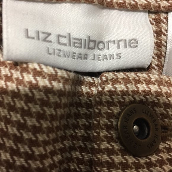 VINTAGE LIZ CLAIBORNE PLAID PANTS SIZE 6 - Picture 6 of 6